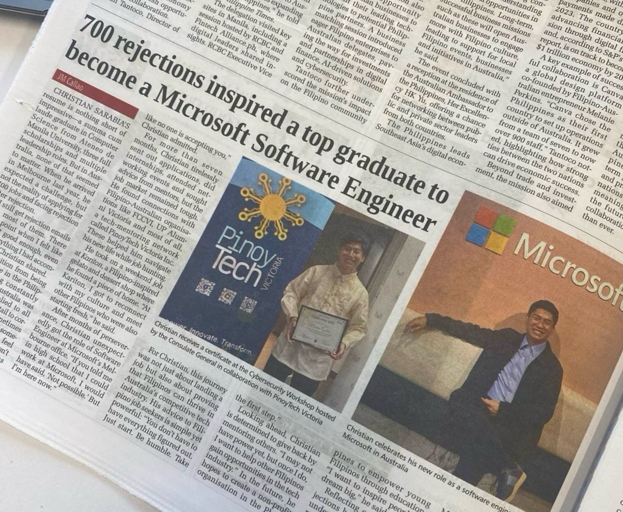 The Philippine Times newspaper feature, March 2025